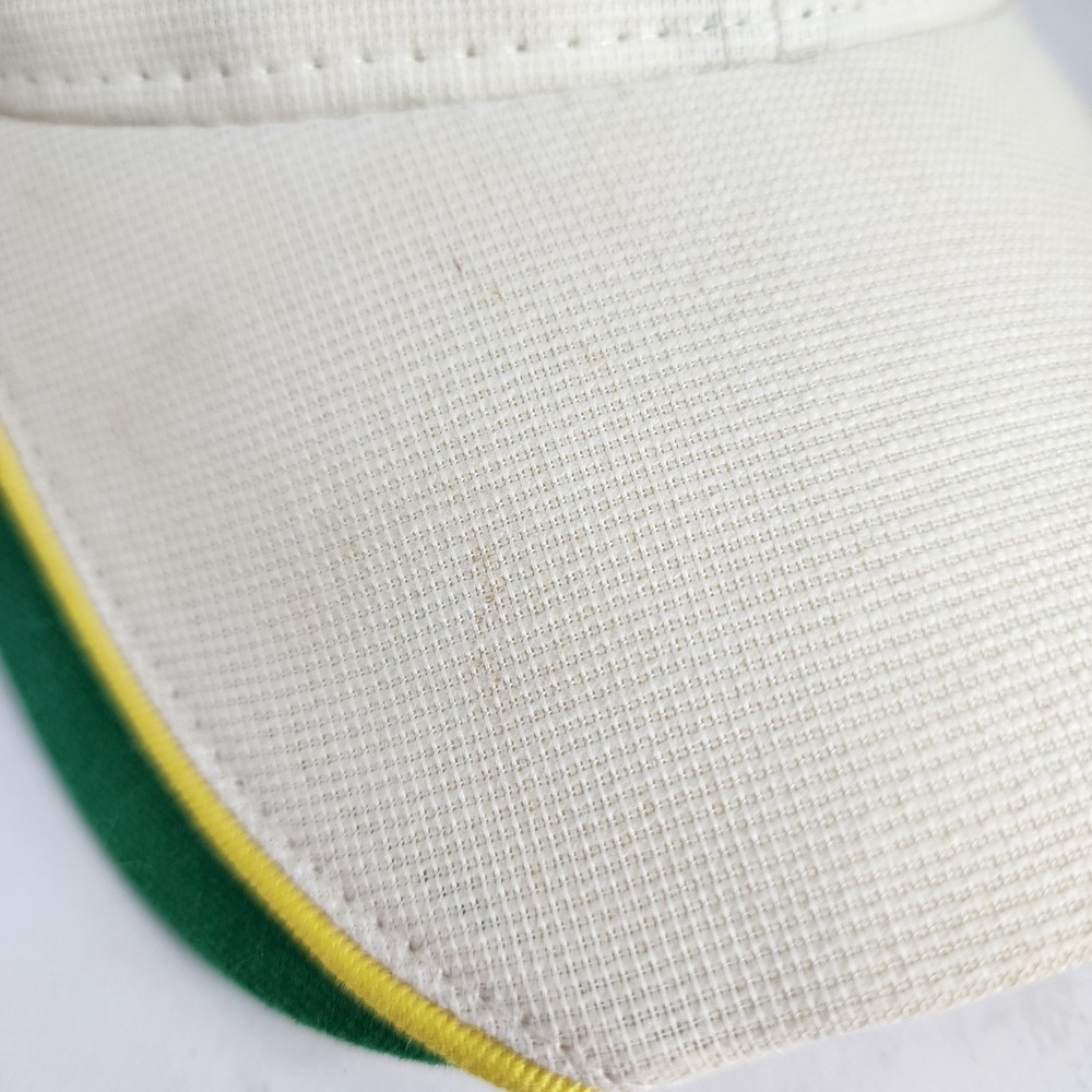 John Deere Hat Mens OSFA Green White Embroidered Logo Hook & Loop Strapback Cap - Picture 2 of 7